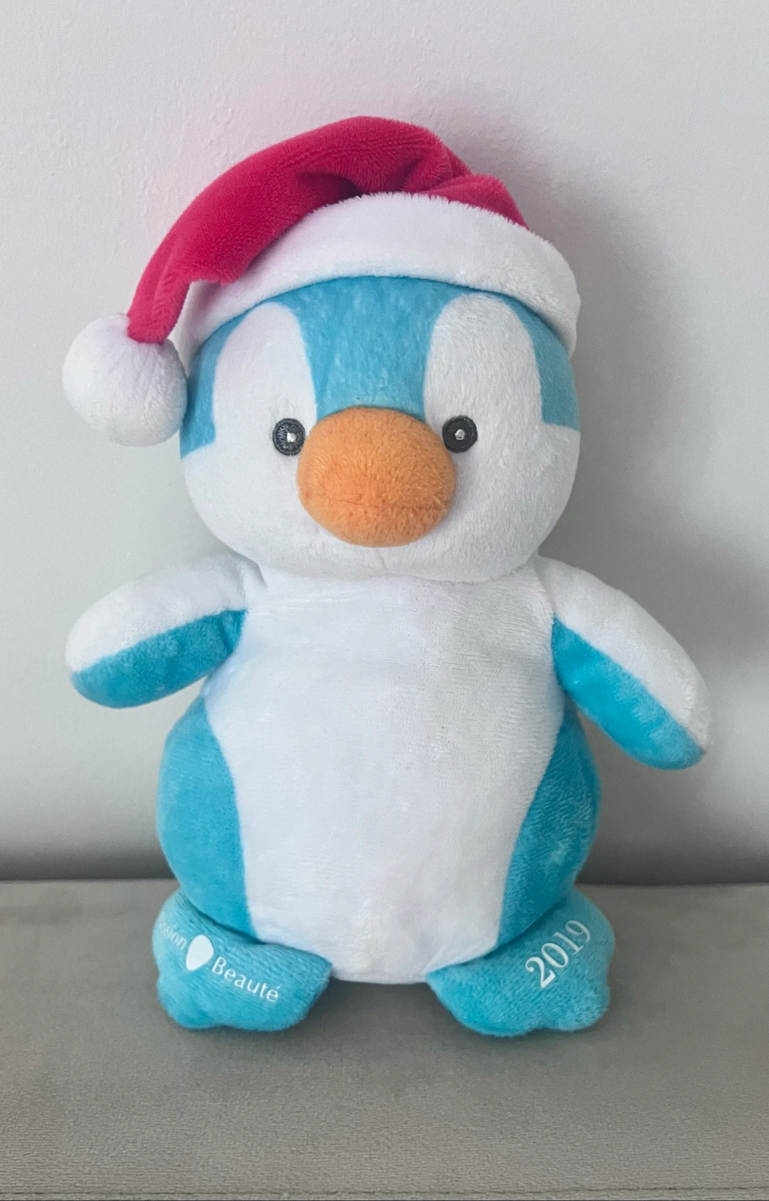 Peluche pingouin Noël 